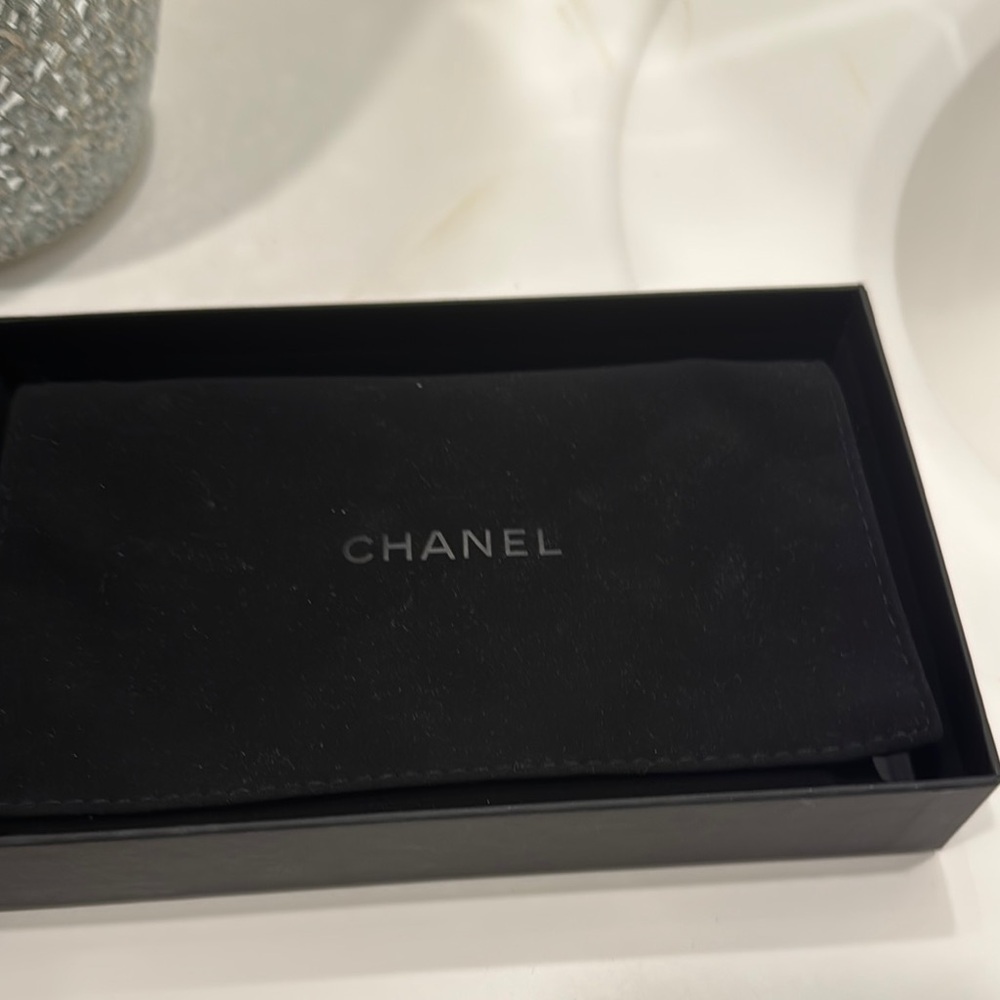 Chanel Black Key Card Holder with Iconic Quilted Design passport holder - Picture 8 of 8